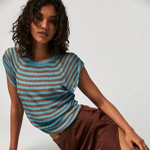 Free people slinky baby tee small